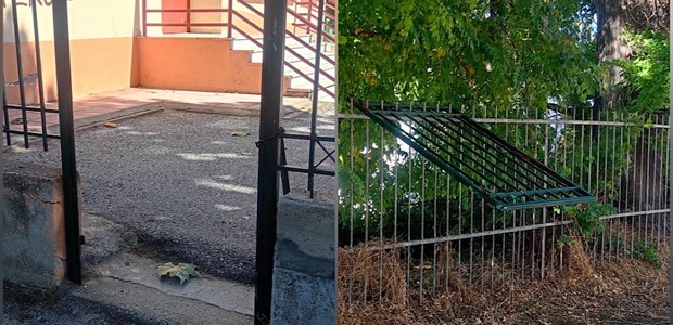 Βανδαλισμοί στο 1ο Δημοτικό Σχολείο Αμπελώνα